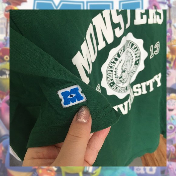 Disney Pixar Monsters University Green T-Shirt - Picture 3 of 5
